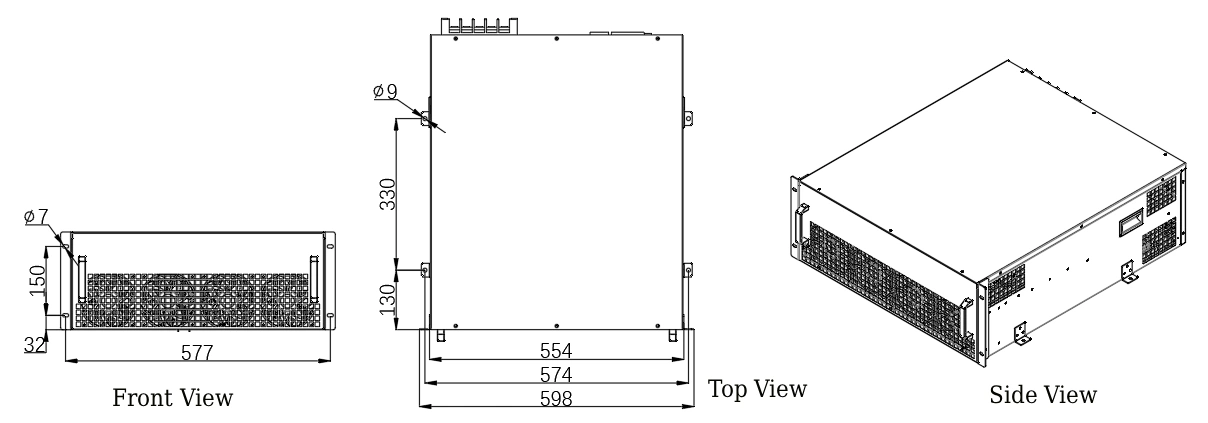 Apf 200 A抽屉式安装尺寸