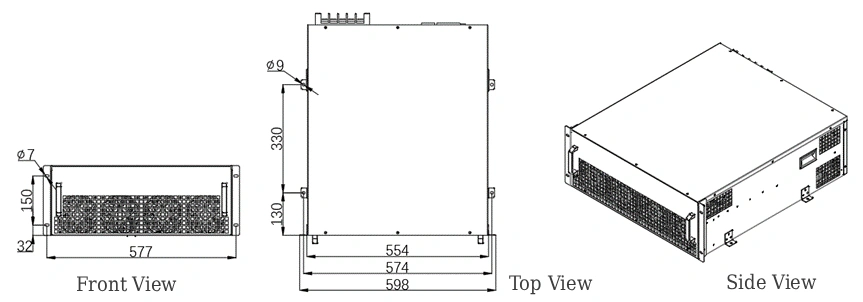 Adl Svg 150 Kvar抽屉式安装尺寸