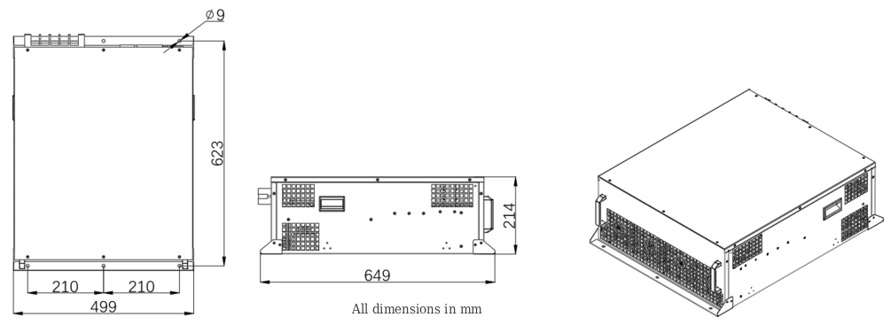 Adl Svg 100 Kvar 75 Kvar壁挂式安装尺寸