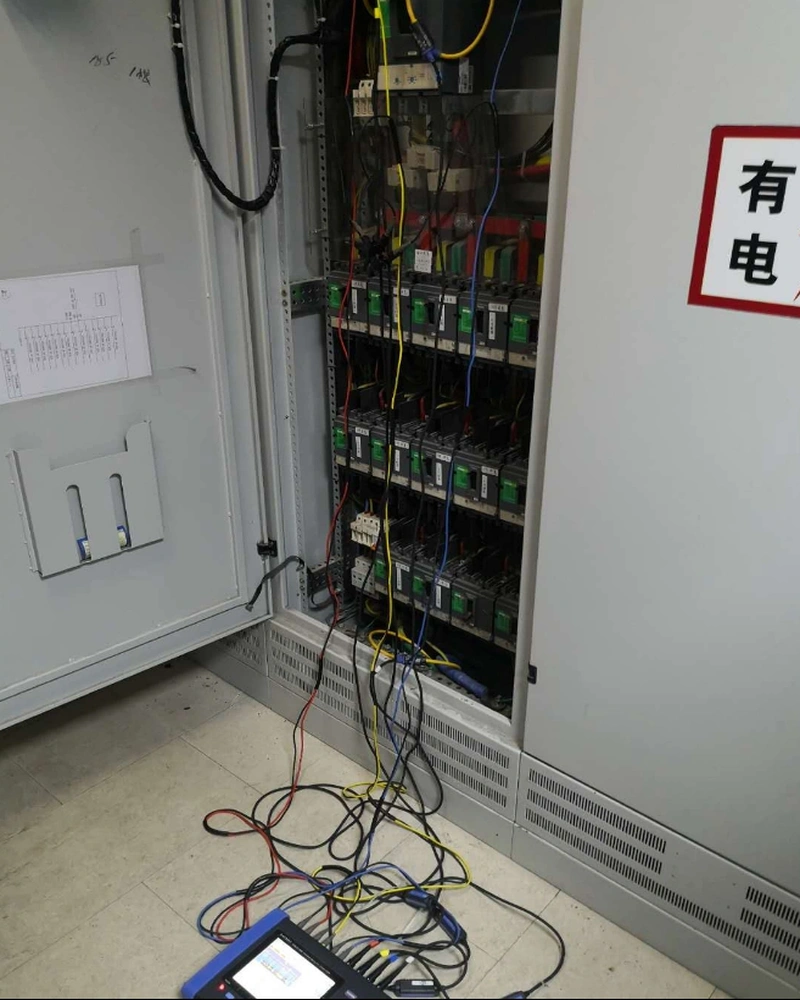 电能检测现场图