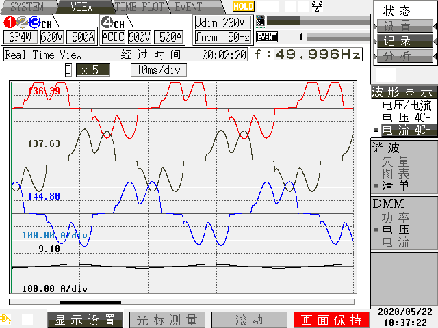 Ac Chp电流波形图